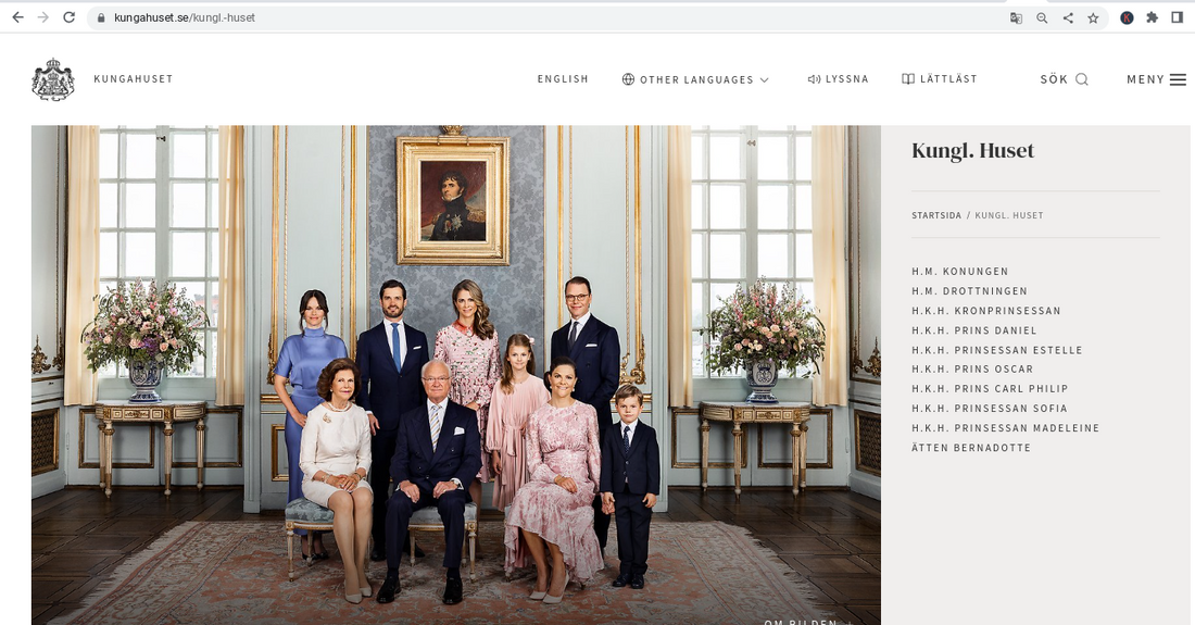 kungahuset.se kungafamiljen sverige stockholm 